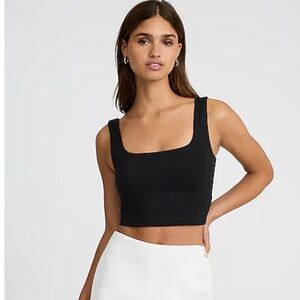EXPRESS Black Crop Top New with tags